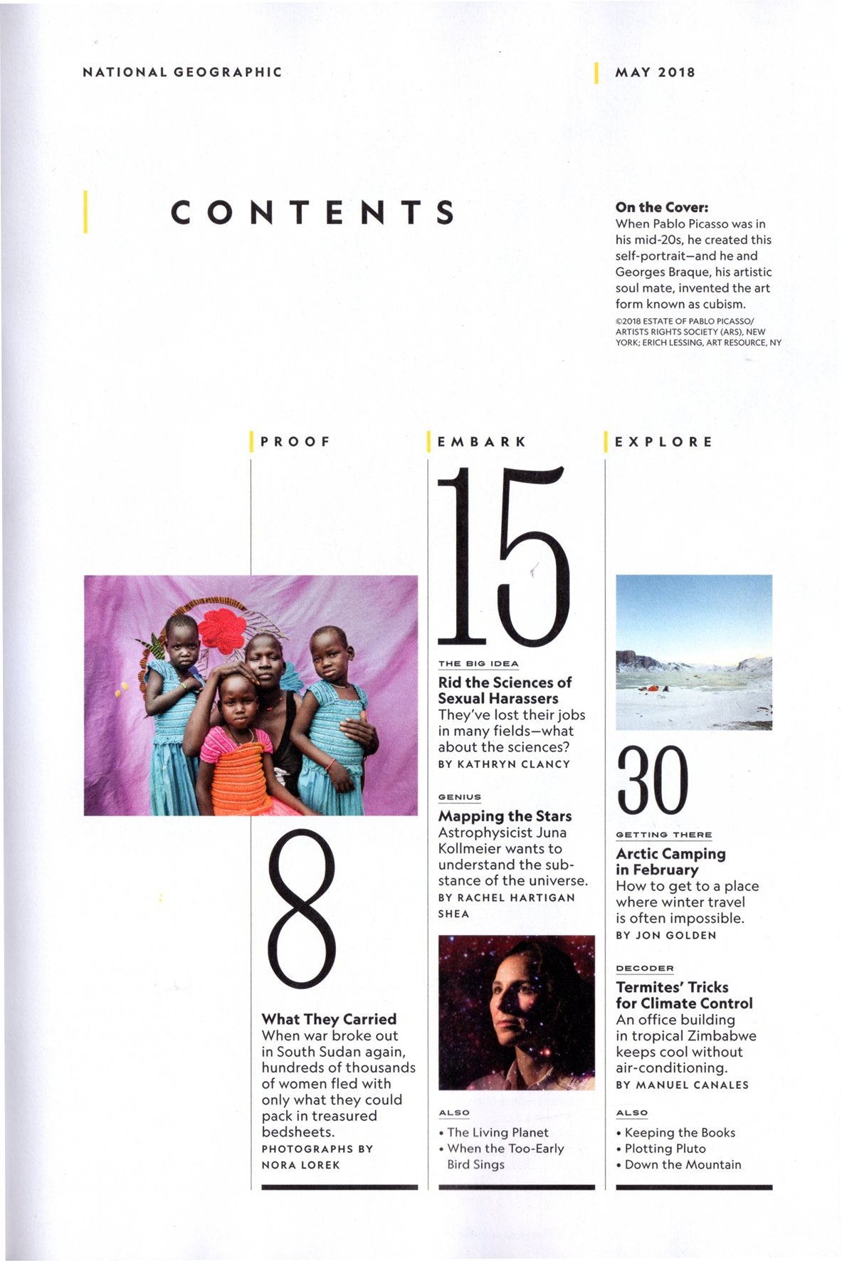 Picasso - National Geographic Magazine - May, 2018