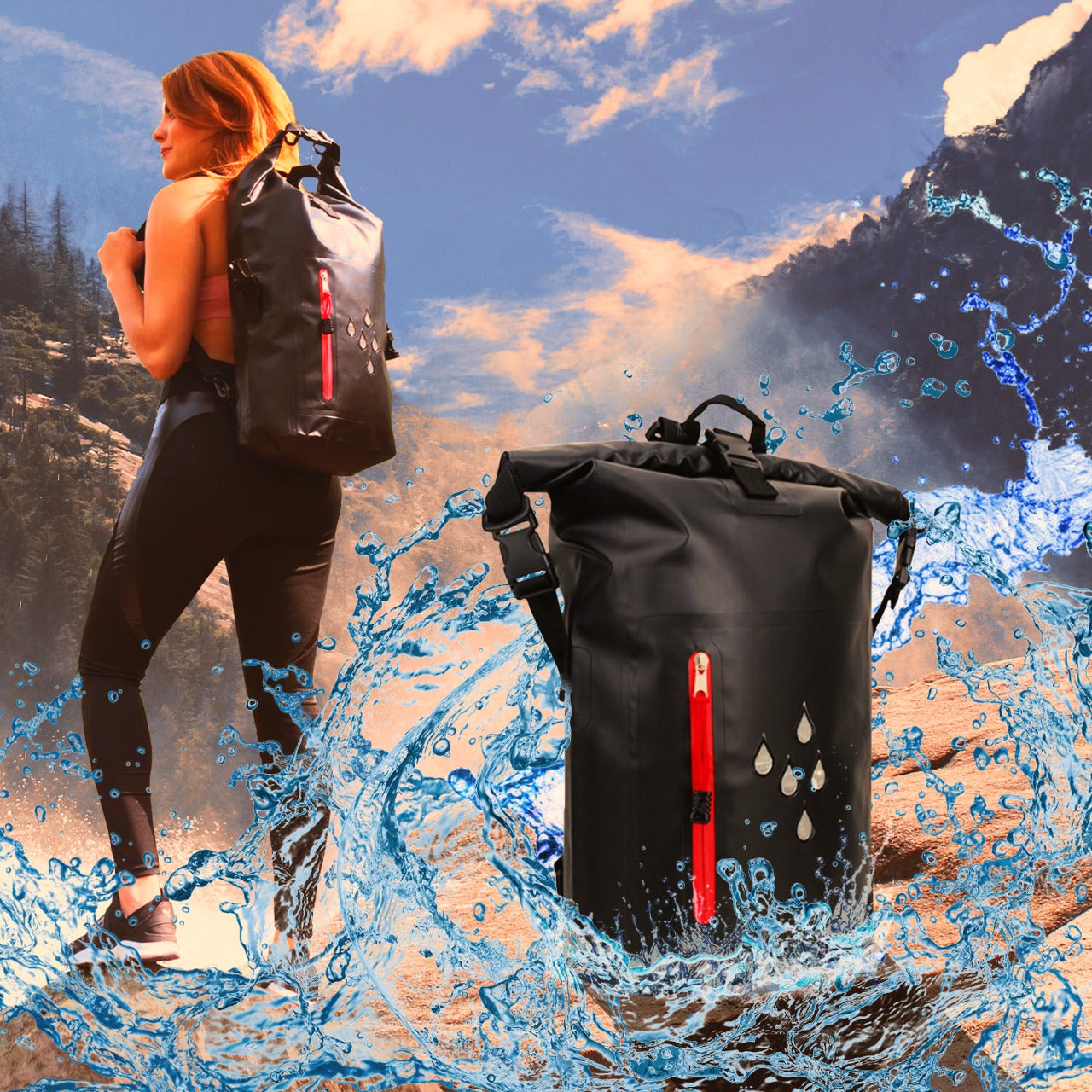 Dry Hiking outdoor Sport Waterproof Bag - BRAND NEW